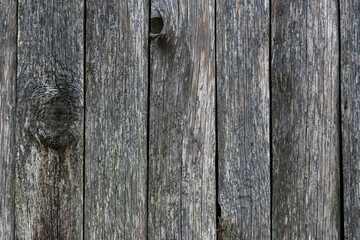 Close up of grey colour old wood texture background.