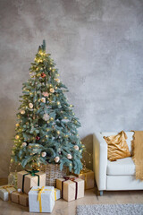 Christmas interior living room