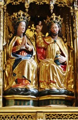 Christus und Maria, Rottweil, Heilig-Kreuz-Münster