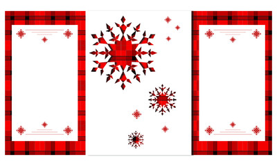 immagine vettoriale per menù e programmi a tema natalizio