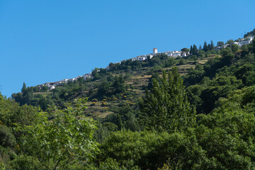 Fototapeta premium small town in a mountainous area in southern Spain