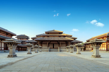 Qin and Han ancient city park, Guizhou, China.