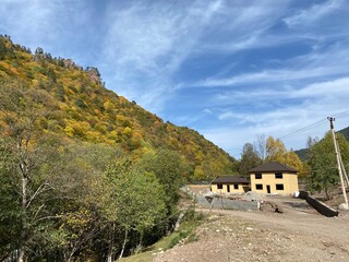 Fototapeta premium autumn in the mountains
