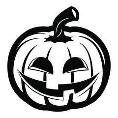 Pumpkin icon vector set. Halloween illustration sign collection.