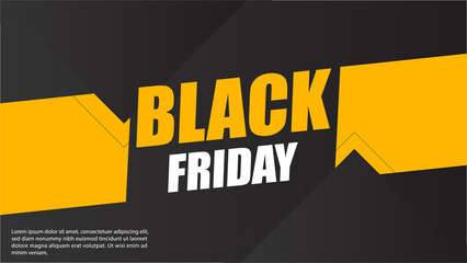 Black Background Virtually yellow adds a distinctive touch to any promotion. Black friday sale festival.