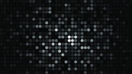 The black background Random back and forth. The complexity of black and white.