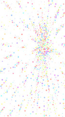 Festive beautiful confetti. Celebration stars. Col