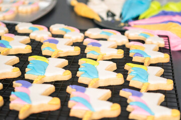 Sugar cookies with royal icing