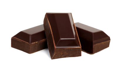 Chocolate isolated on white