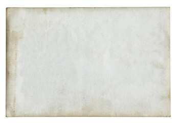 Vintage paper background isolated - (clipping path included)	