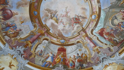 Deckenfresken Kirche St. Vitus Mödishofen