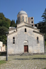 Fototapeta na wymiar Simon Kananita Church in the city of Athos in Abkhazia