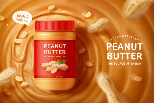 Peanut butter spread promo ad