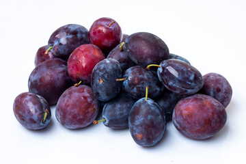 Fresh moyer purple plums