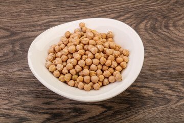 Vegan cuisine - Dry chickpea heap