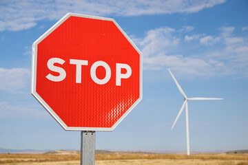 Stop signal and windmill