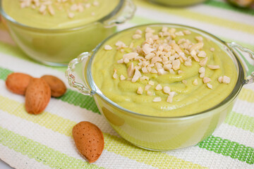 Avocado pear dessert