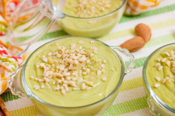 Avocado pear dessert