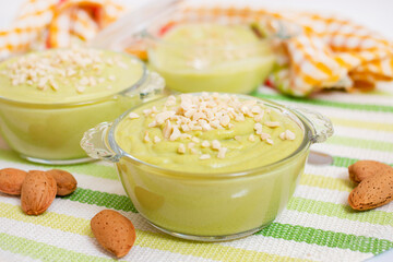 Avocado pear dessert