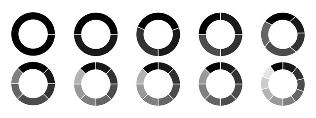 Progress bar loading icon. Load download process