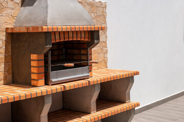 Luxury villa with outdoor barbecue