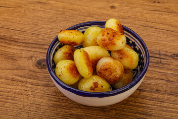 Roasted baby potato in the bowl