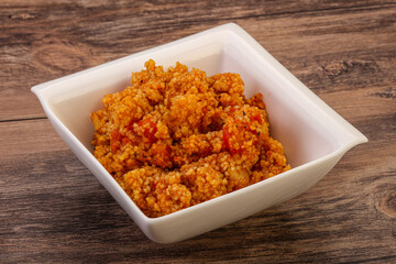 Couscos with tomato and chicken