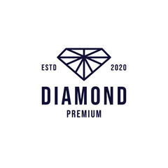 Diamond Logo design Vector gemstone