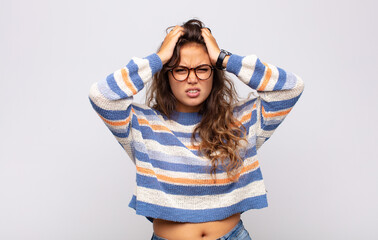  feeling frustrated and annoyed, sick and tired of failure, fed-up with dull, boring tasks