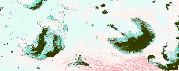 Azure Dirty Backdrop. Soft Distressed Texture.