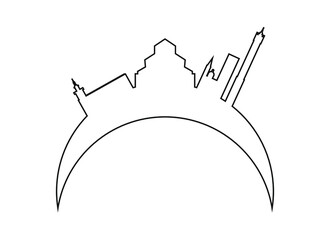 Bologna city skyline in Italy © robcartorres