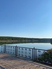 Musaozu lake in the Eskisehir Turkey on Porsuk river in the morning