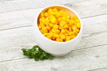 Young sweet corn