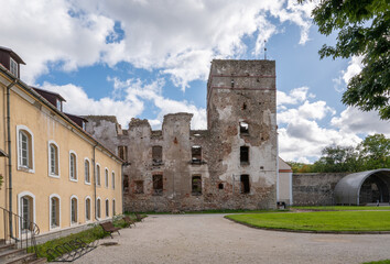 Fototapeta na wymiar ruins of castle estonia europe