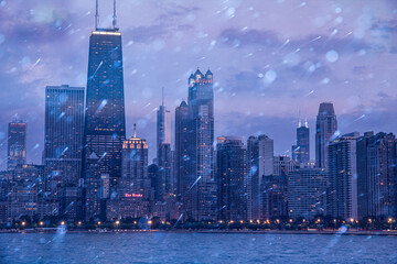 Chicago im Regen