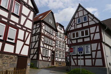 Fachwerkhäuser in der Kirchgasse Fachwerkstadt Lich