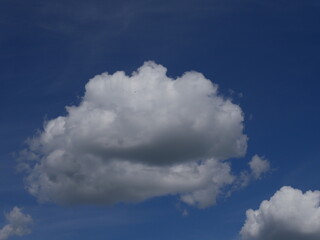 blue sky with clouds