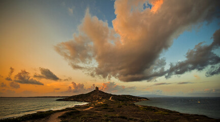 Tramonto penisola del Sinis