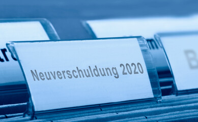 Neuverschuldung 2020 - Symbolfoto