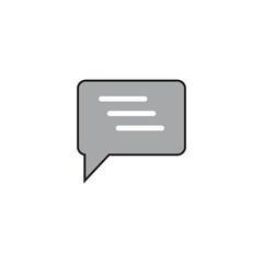 chat icon vector