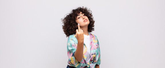  feeling angry, annoyed, rebellious and aggressive, flipping the middle finger, fighting back