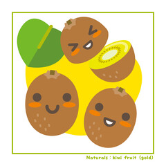 なちゅらるズ　キウイフルーツ（ゴールド）果実で収穫のご案内