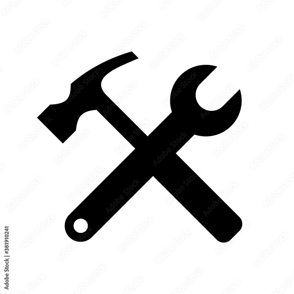 Poster settings tool icon v8. internet flat icon symbol for applications.
