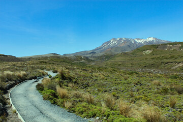 mount Ruapehu in Tongariro NP NZ © Tal