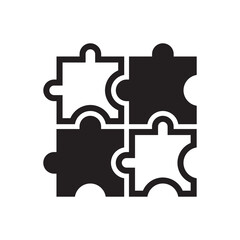 puzzle solution icon piece symbol