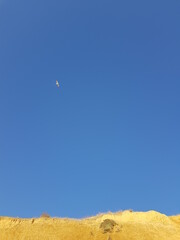 red sky and blue sky