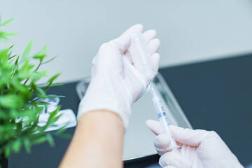 ワクチン開発　PCR検査　医療ビジネス　【コロナ禍のメディカルイメージ】