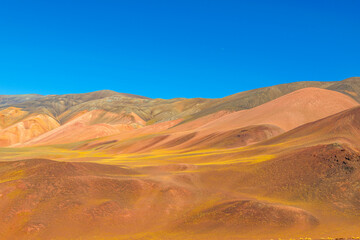 Fototapeta premium Colored Mountains Landscape, La Rioja, Argentina
