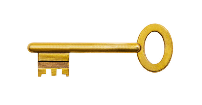 golden key isolated