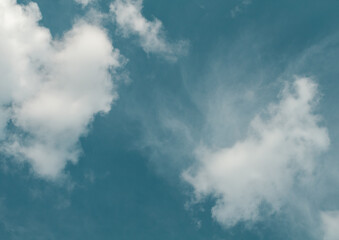 Obraz premium blue sky with clouds